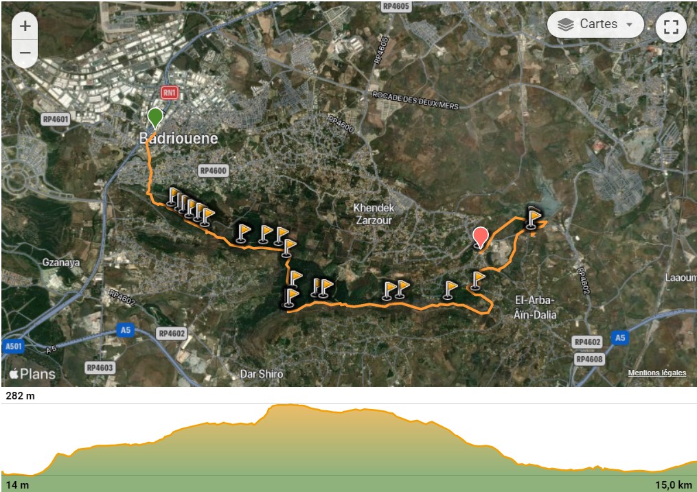 خرجة مشي اگزناية - سيدي احساين عبر قمة دار ازهيرو بعلو 280 م